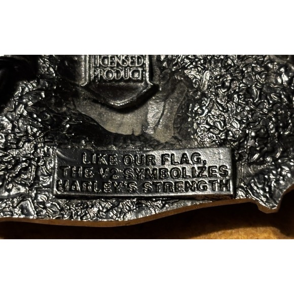 Harley Davidson Belt Buckle American Flag Engine‎ Made with Pride USA H401 - Picture 4 of 13